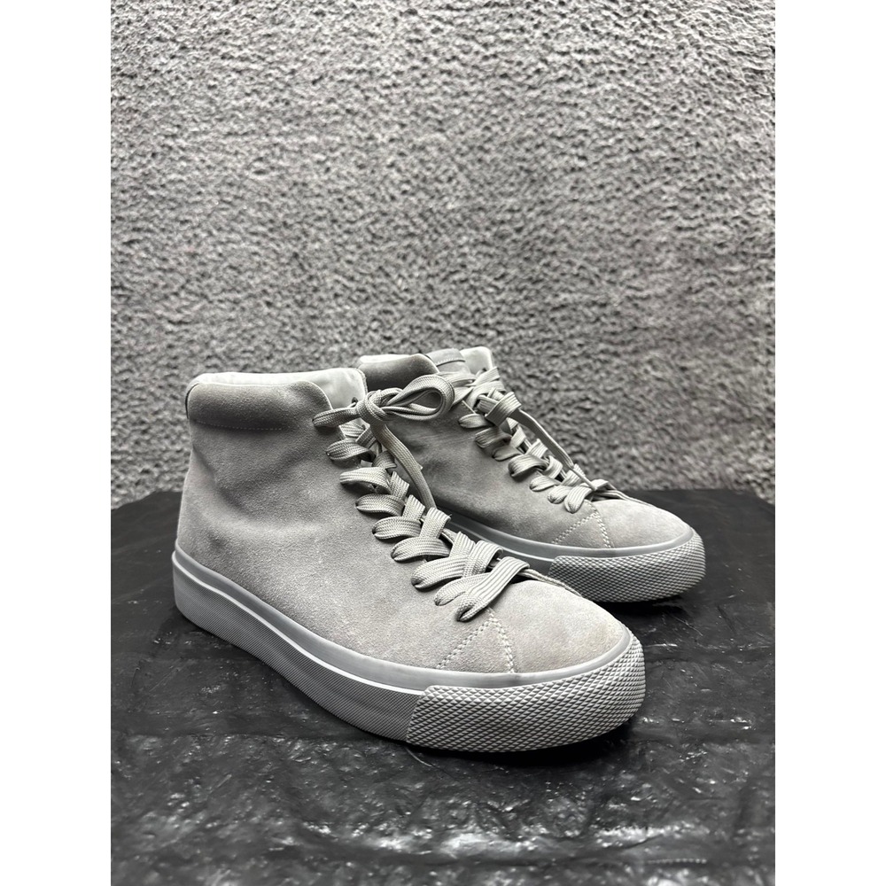 Rag & Bone RB1 Suede High Top Lace Up Sneakers Gray Mens Size 43 EU / 10 US